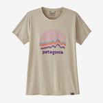 PATAGONIA WOMEN'S CAPILENE COOL DAILY GRAPHIC T-SHIRT: RPMX PUMICE